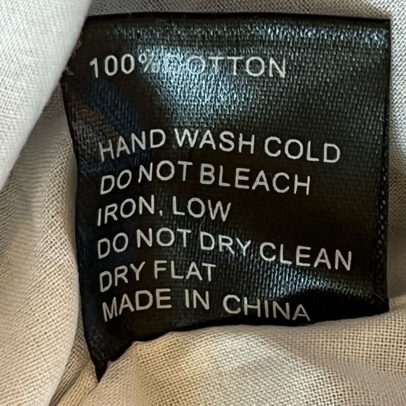 NWOT POL Blue White Striped Lace Trimmed Skirt Size Small - Picture 3 of 4